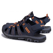 Pánské outdoorové sandále HI-TEC Tiore - navy/dark grey/orange