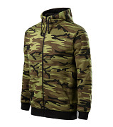 MALFINI Camo Zipper - camouflage green