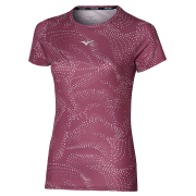 MIZUNO Impulse Core Graphic Tee W - violet quartz