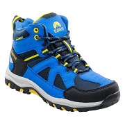 ELBRUS Plaret Mid WP JR - navy/lake blue/yellow