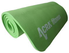 ACRA NBR Yoga Mat 12 mm - zelená