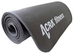 ACRA NBR Yoga Mat 12 mm - černá